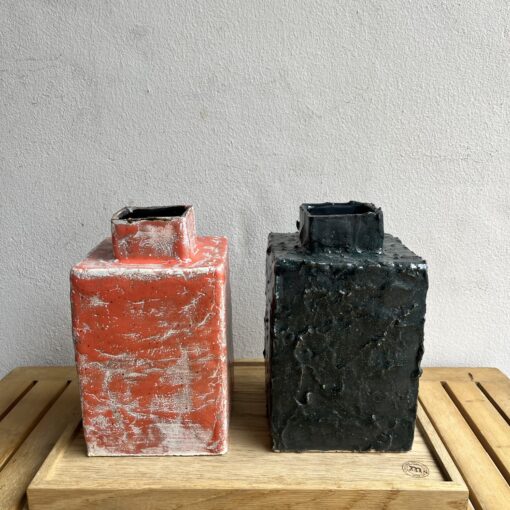 Bjarni Sigurdsson - Kvadratisk vase - Mega
