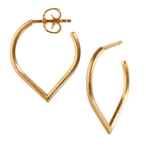 SCHERNING - Lee Teardrop ørestikker - Gold