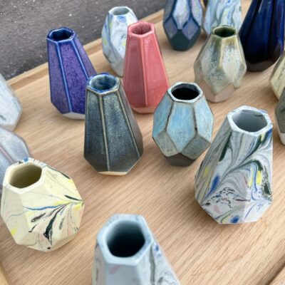 Jette Löwen Dahl - Marmoret vase - Lille