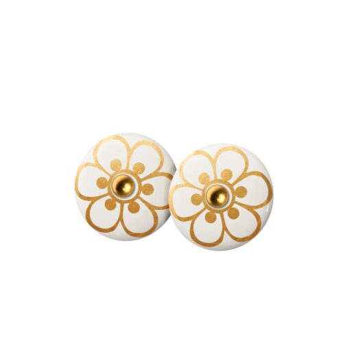 SCHERNING - Flora ørestikker - Gold