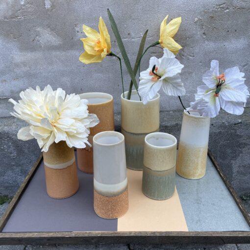 Wauw Design - Cylindervase - Brune nuancer