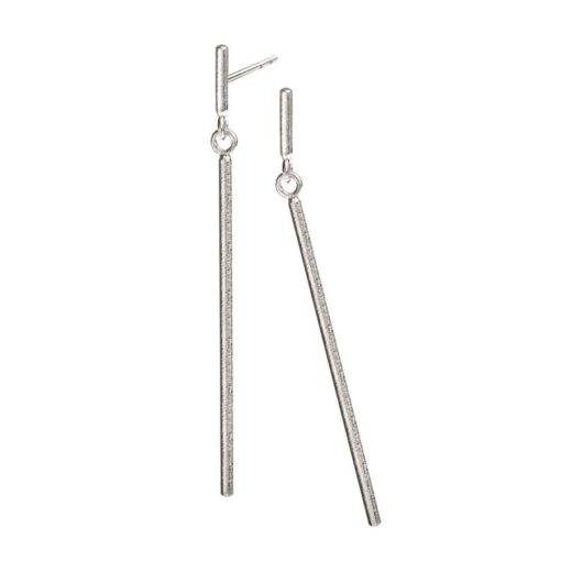 SCHERNING - Lee Dangle ørestikker - Silver