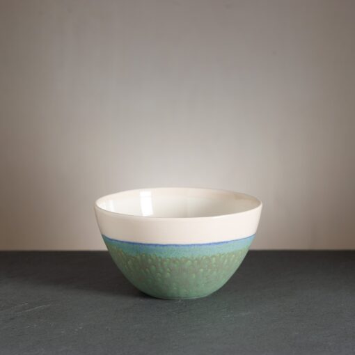 Wauw Design - Pastello skål - Dark green/Light rose