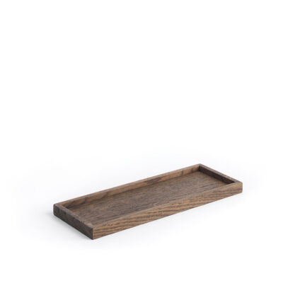 The Oak Men - Square Tray - Mørk eg, small