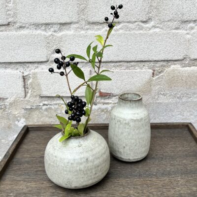 Britta Hansesgaard - Vase lys glasur