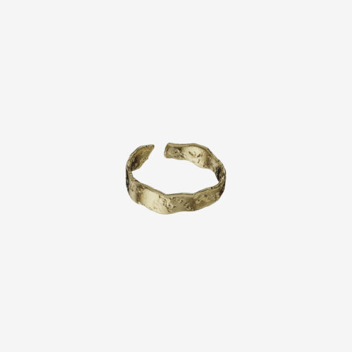 Grundled ring i guld