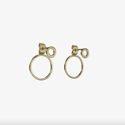 Grundled - Ellen Øreringe - Forgyldt