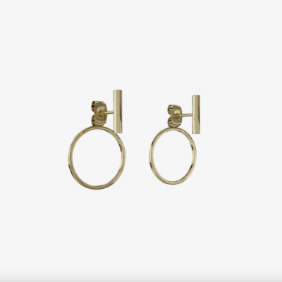 Grundled - Fiona Øreringe - Forgyldt