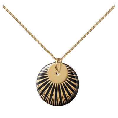 SCHERNING - Splash Duo halskæde - black