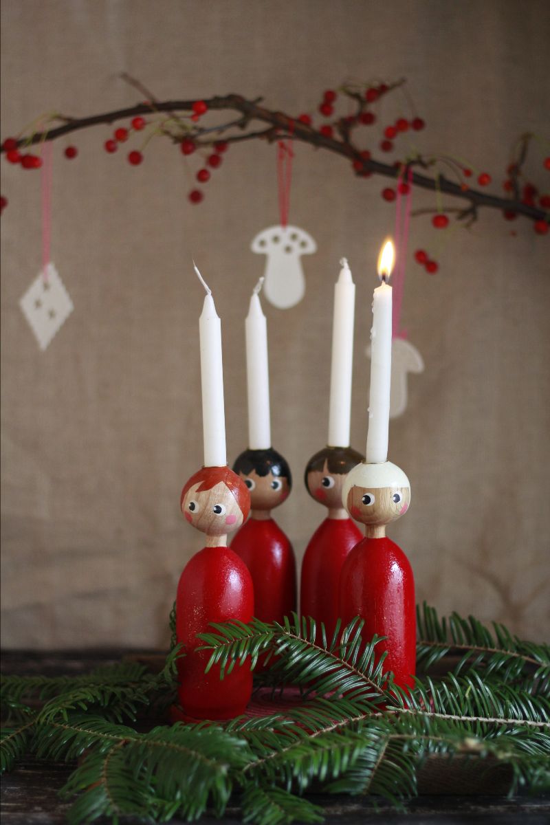 adventsstager rød