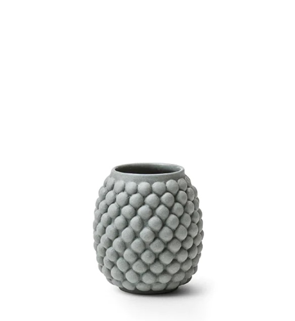 Louise Heisel Vase, i størrelse mikro i farven gråblå