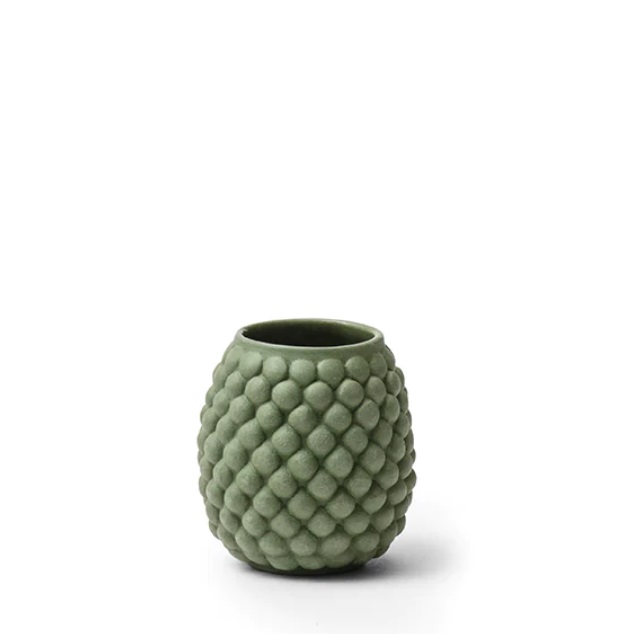 Louise Heisel Vase, i størrelse mikro i farven grøn