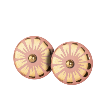 SCHERNING - Bloom ørestikker - Peach