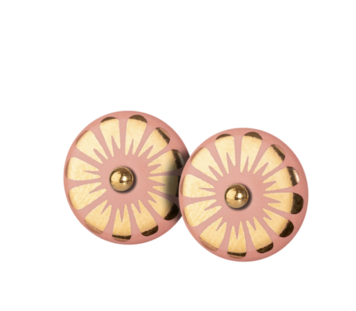 SCHERNING - Bloom ørestikker - Peach