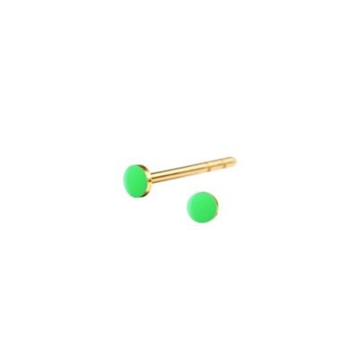 Scherning spot nano neon grøn ørestikker