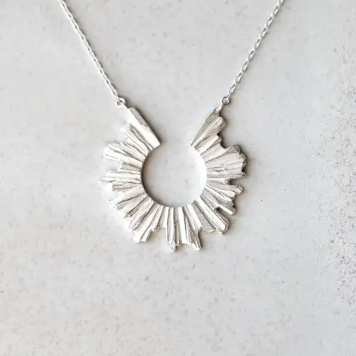 Sarah Winther - Sun Necklace Silver