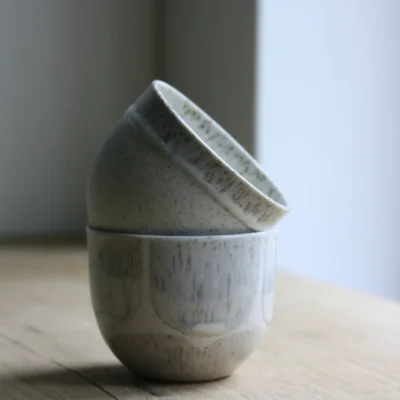 Mia Maya, Cortado kaffekop, Matt White/Brush (130 ml)