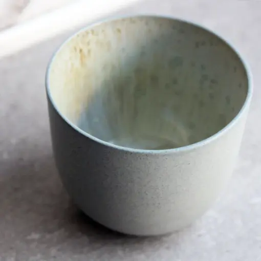 Mia Maya Design - Blå Kop med Krystalglasur