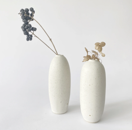 Viki Weiland - Vase Torpedo (hvid)