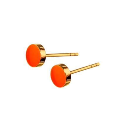 SCHERNING - SIGN ørestikker, Neon Orange