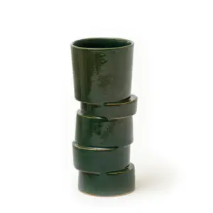 Lars Rank stor vase grøn