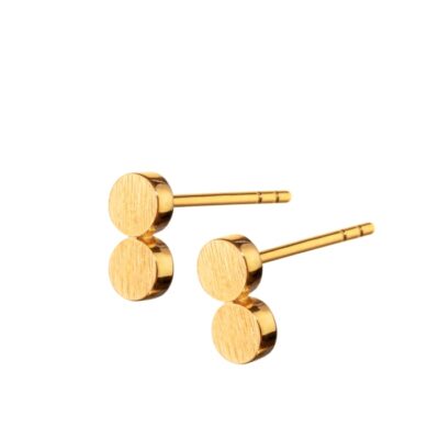 SCHERNING - SIGN ørestikker, dotty, Gold