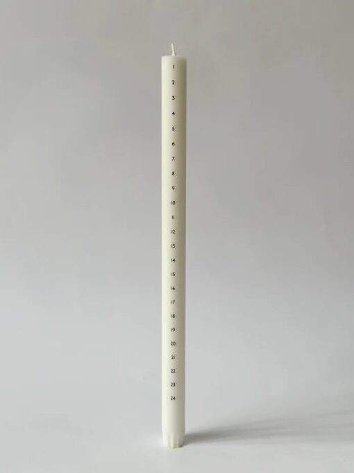 ÅBENLYS - KALENDERLYS Ø2,2 CM - SORTE TAL