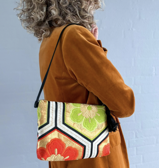 EvaC-Art - Kimono Upcycled Clutch Taske