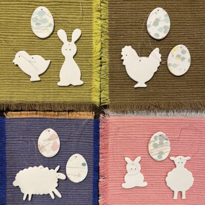 Esther Elisabeth - Påskepynt sæt med 3 stk.