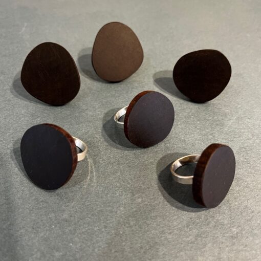Drejerinden og Værkstedsfejeren - Palisander oval ring