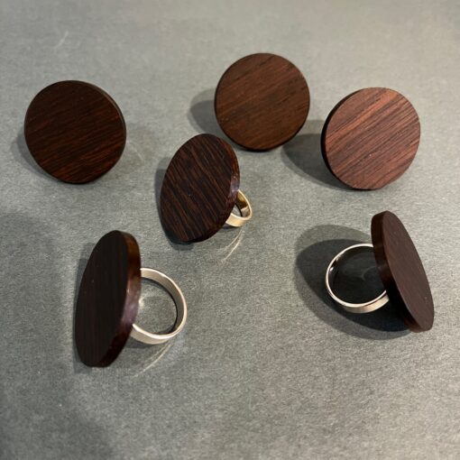 Drejerinden og Værkstedsfejeren - Wenge rund ring