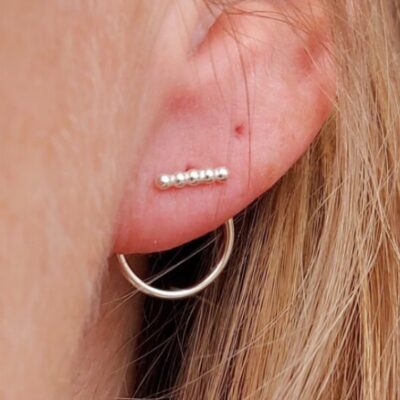 SØBYE - Perletråd Onepiece Øreringe