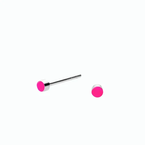 SCHERNING - SIGN nano ørestikker (NEON PINK/GOLD)
