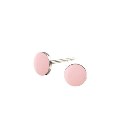 SCHERNING - SPOT ørestikker (light pink/sølv)