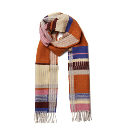 Scarf_Lambswool Stripe_Strathay Amber_72_12524