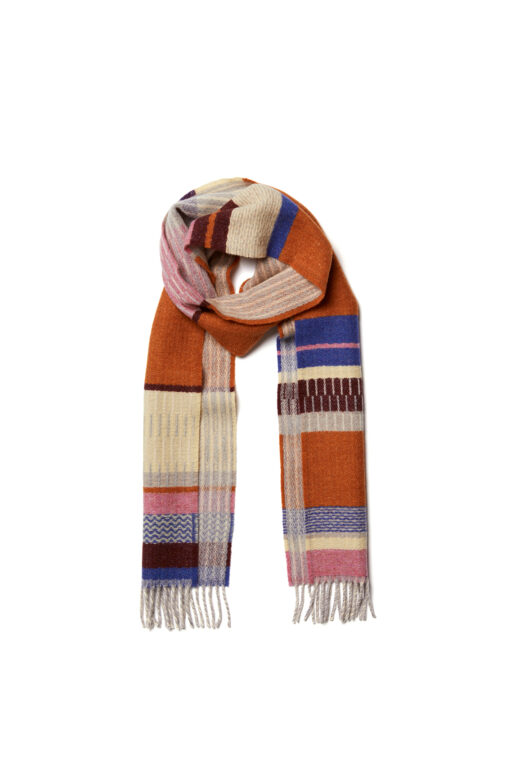 Scarf_Lambswool Stripe_Strathay Amber_72_12524