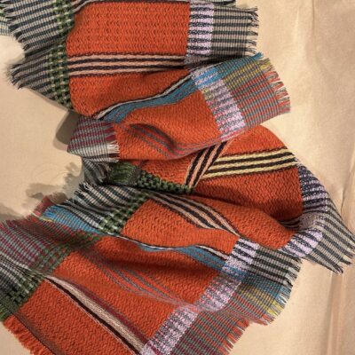 Wallace#Sewell - Fen tørklæde (Orange Tangerine)