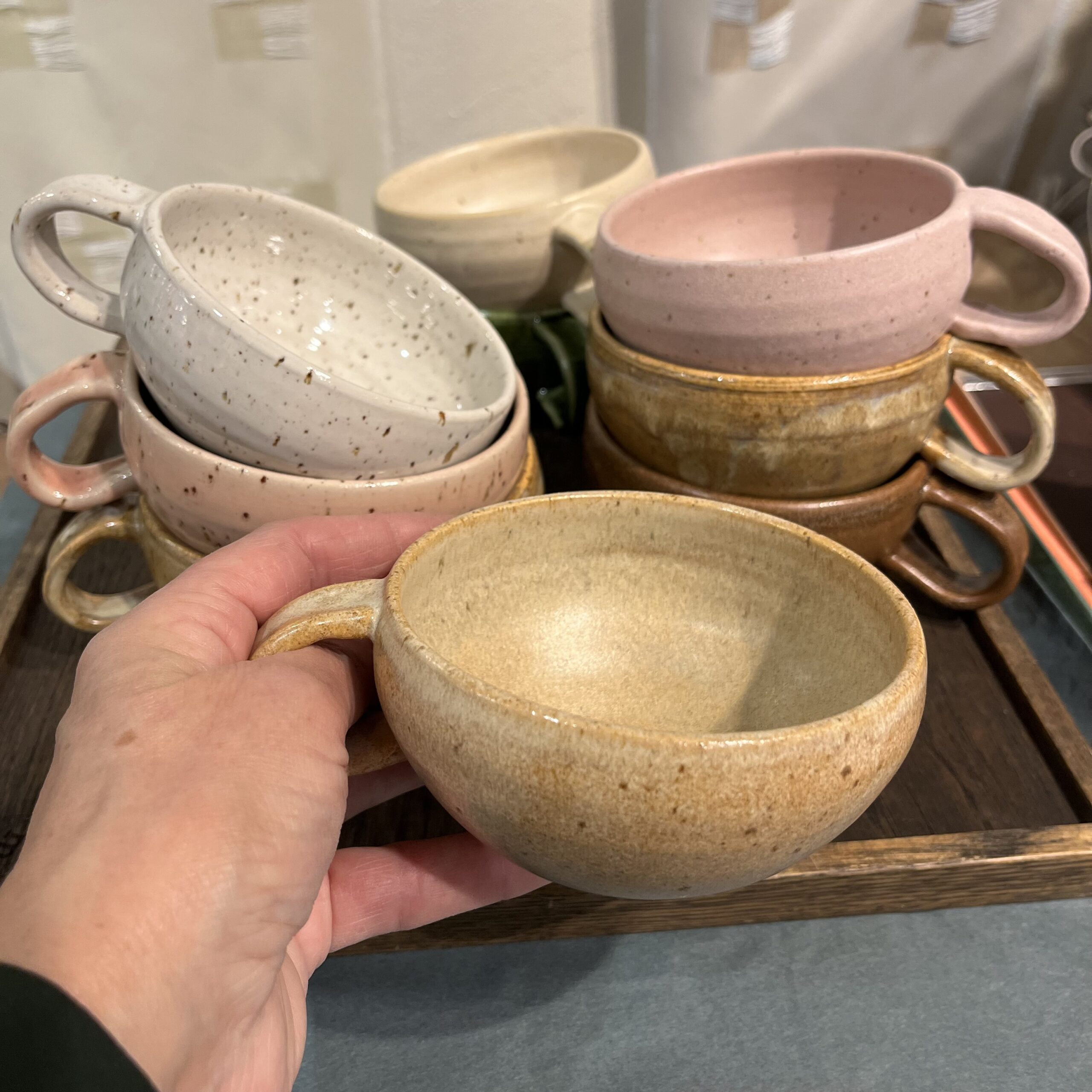 Vang Keramiske Værksted - Cappuccinokop med hank