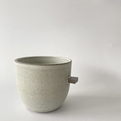 Viki Weiland - Kop med rektangel-hank - grå og brun