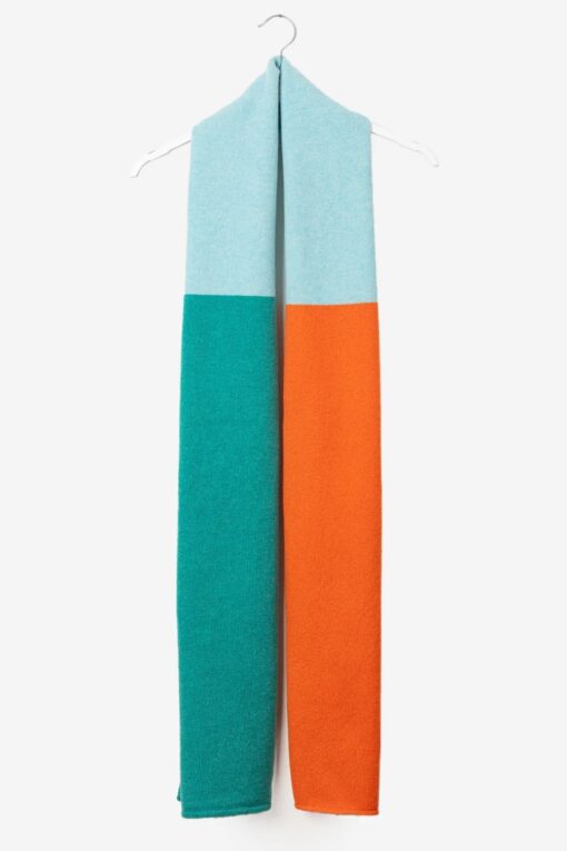 kokolores-lambswool-scarf-tumeric-raindrop-shamrock