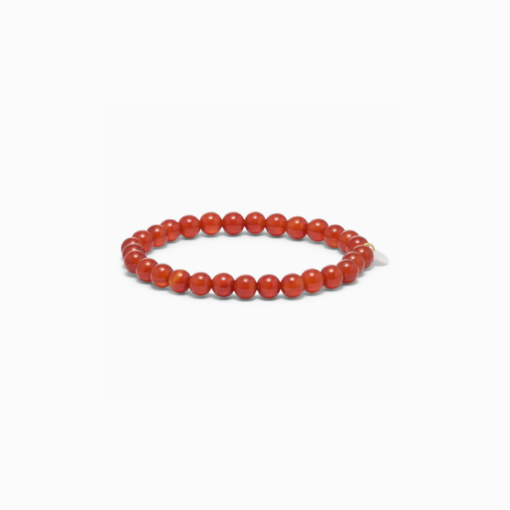 Soi - Red Jade krystalarmbånd (6mm)