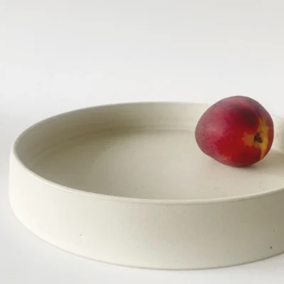 Viki Weiland - Serving Dish Cylinder White (stor)