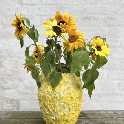 Bjarni Sigurdsson - Gulvvase, unika - Gul