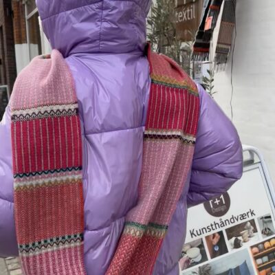 Wallace#Sewell - Cassia Candy tørklæde (Light pink)