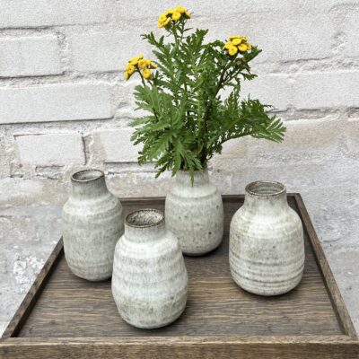 Britta Hansesgaard - lille grå Vase med hals