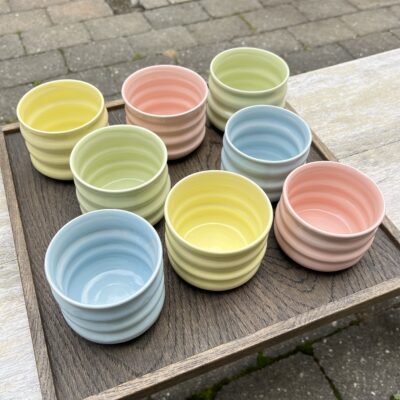 Arf Keramik - kop med riller