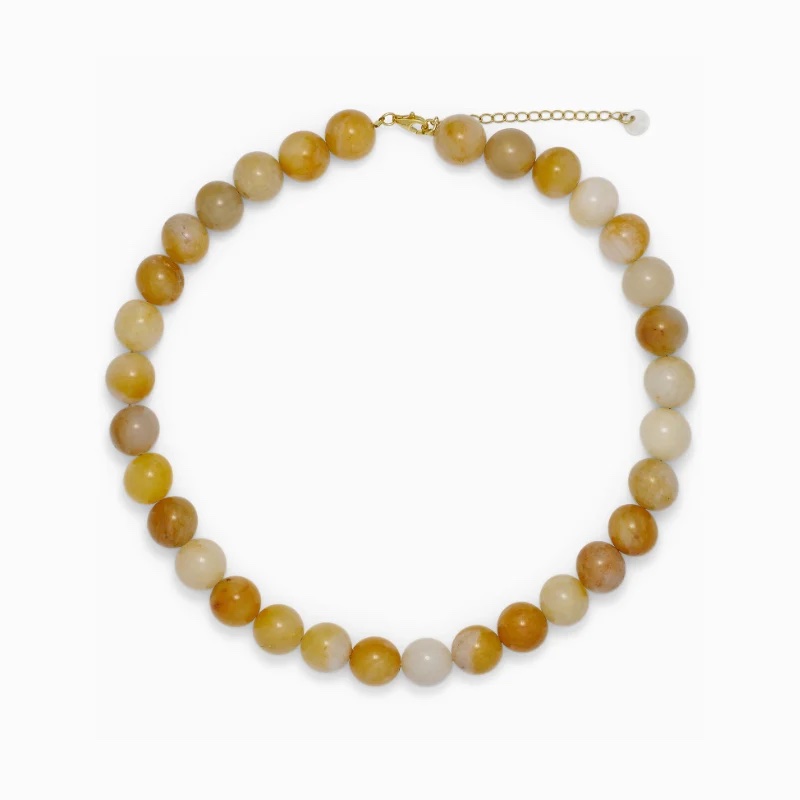 Soi - Chunky Orange Aventurine - Krystal halskæde