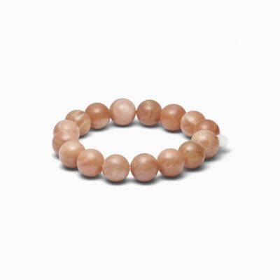 Soi - Chunky Sunstone - Krystal armbånd - Lyserød