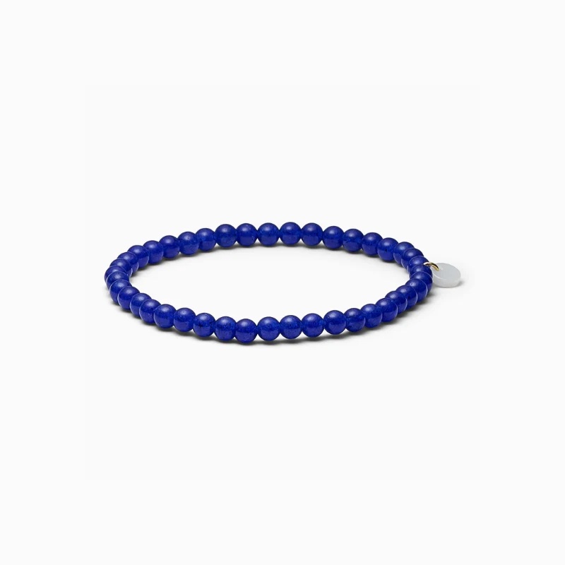 Soi - Lapis Lazuli - Mellem krystal armbånd - blå