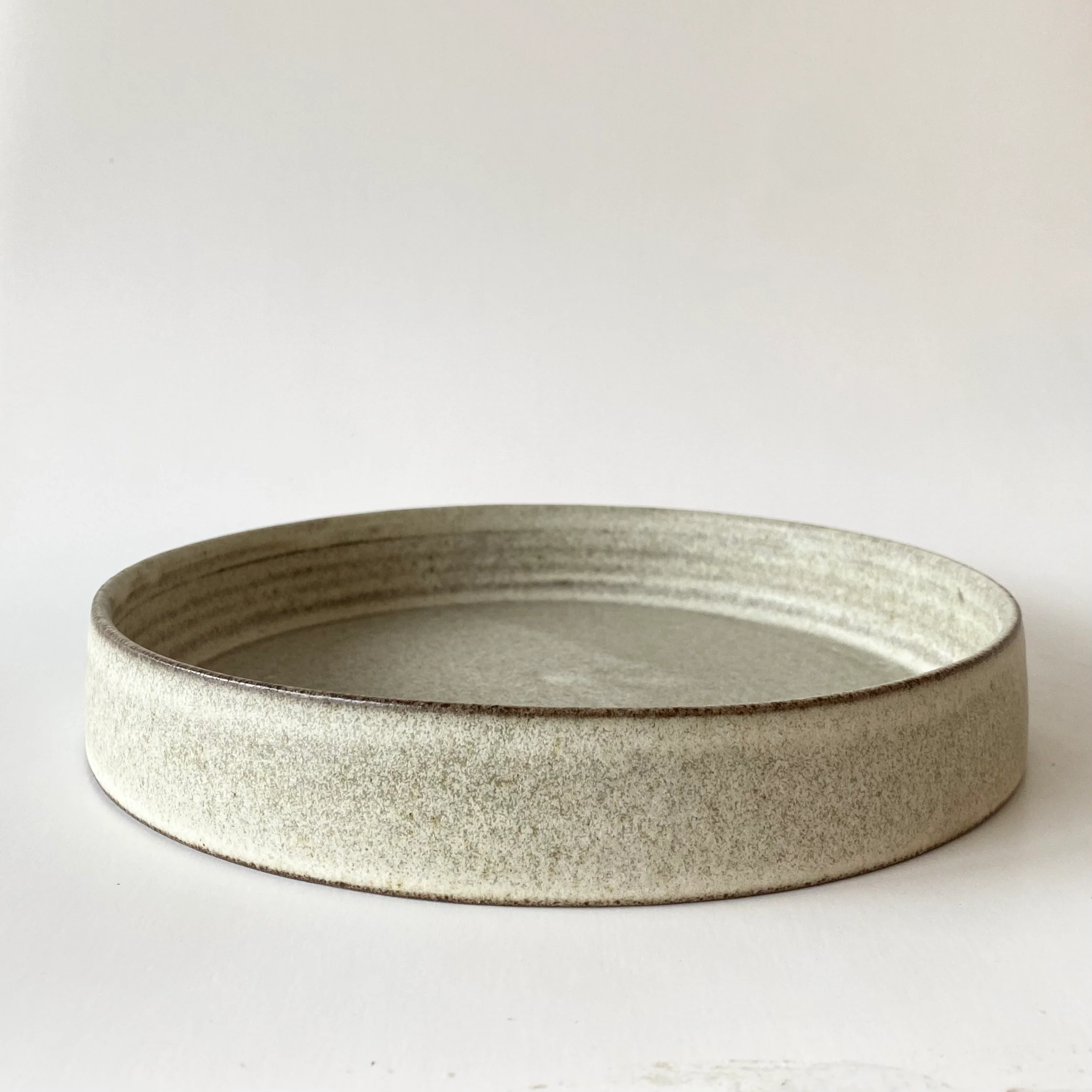 Viki Weiland - Serving Dish Cylinder Grey (stor)